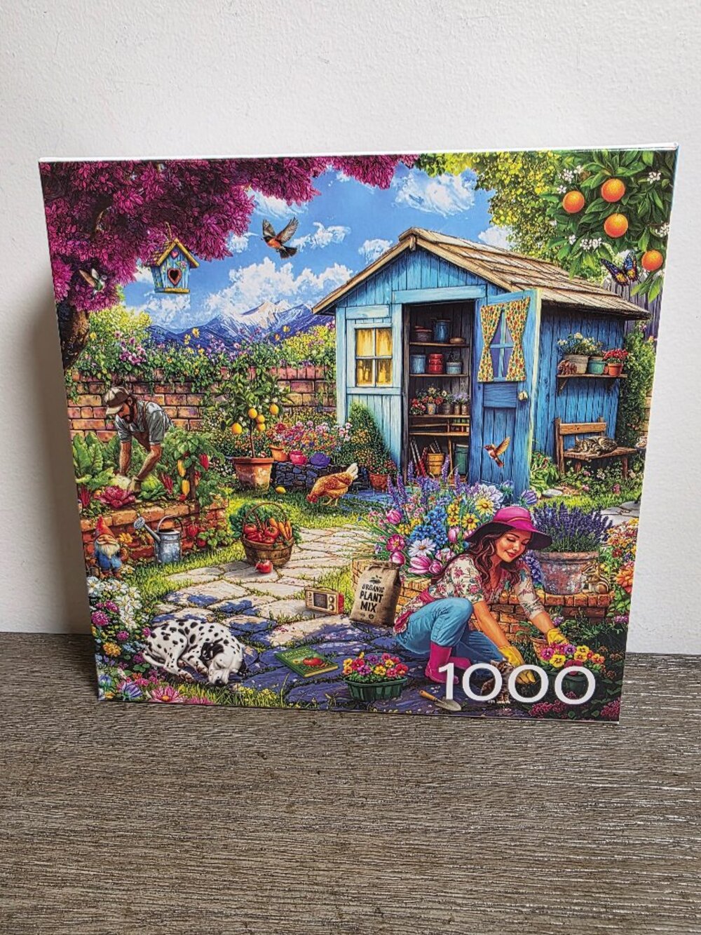 Couple in the Garden - 1000 Piece Jigsaw Puzzle by RoseArt and Cra-Z-Art